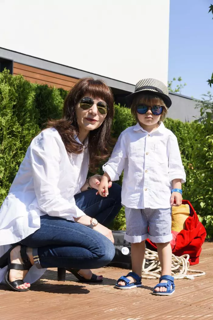 Matei Danet si Madalina Coza, directoarea Centrului Romano-Danez