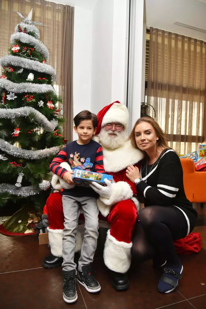 Adina Halas și fiul ei, Serghei