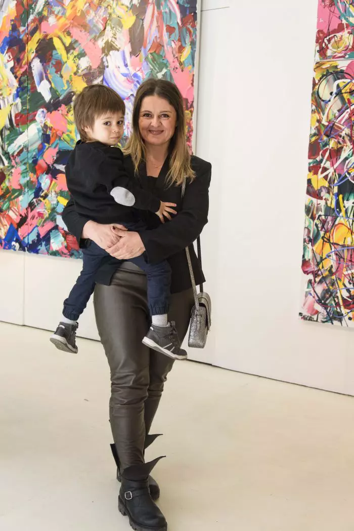 Luana Dăneț și fiul ei, Matei