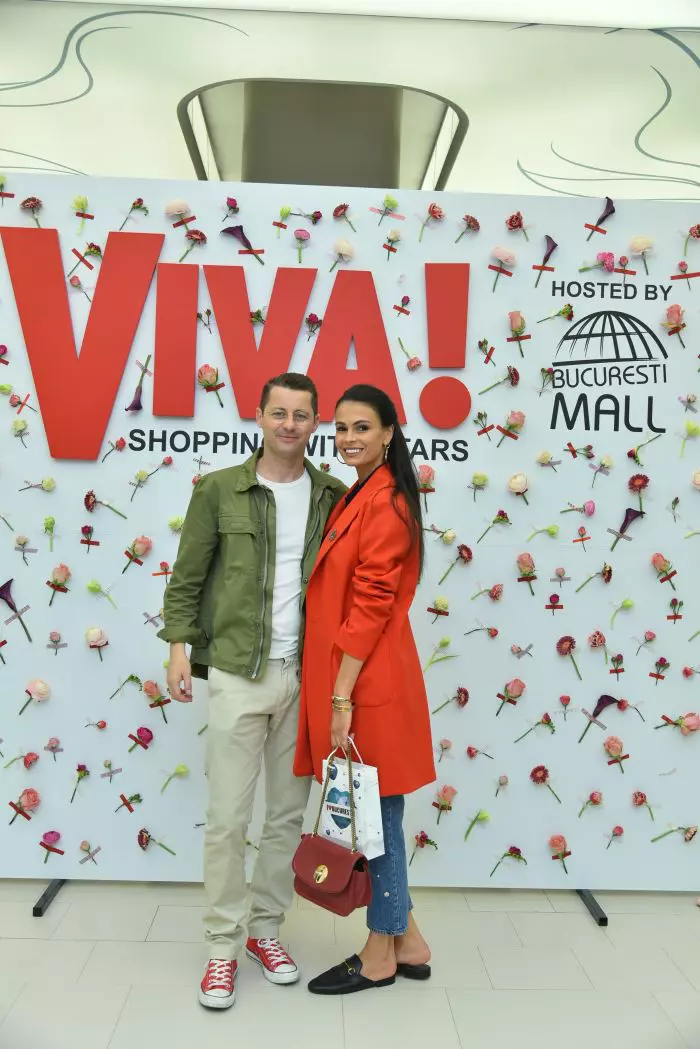 Anca Serea si Adi Sina la VIVA shopping with stars