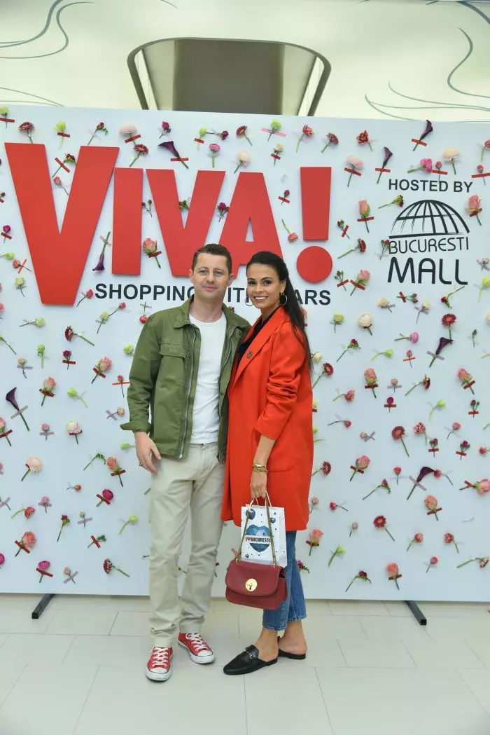 Anca Serea si Adi Sina la VIVA shopping with stars