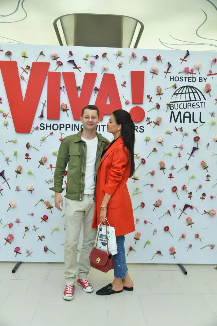 Anca Serea si Adi Sina la VIVA shopping with stars