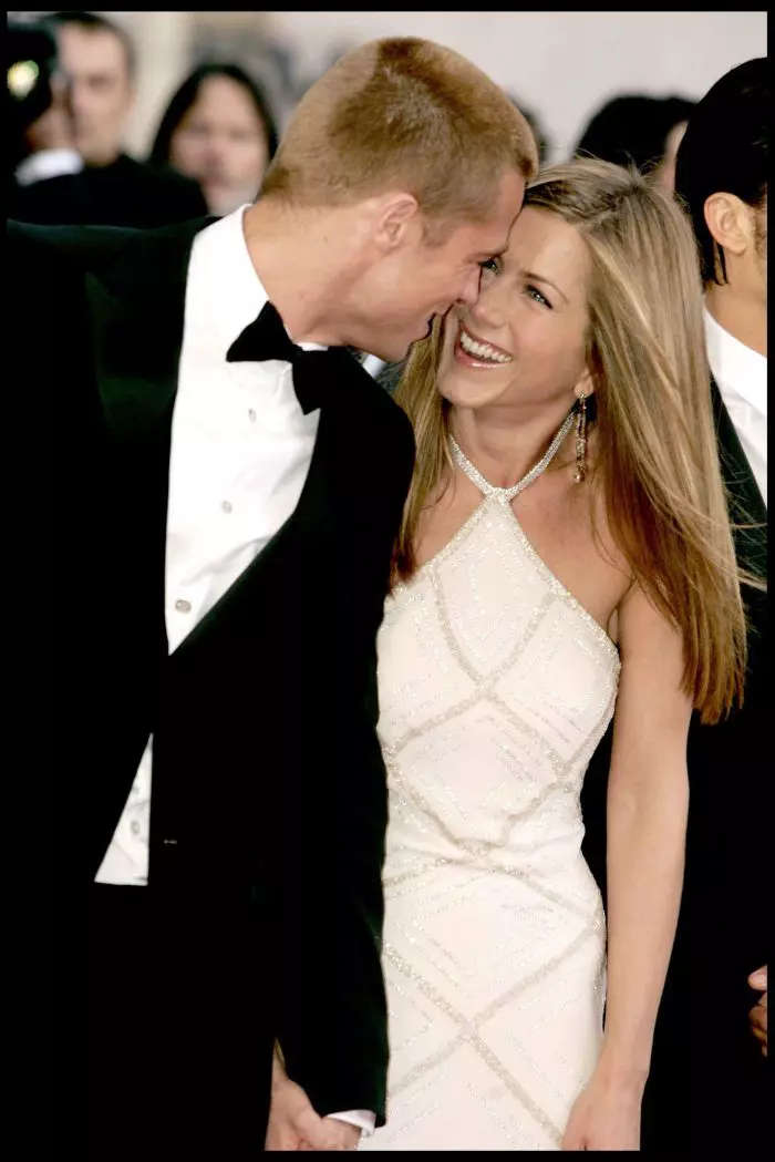Brad Pitt și Jennifer Aniston pe când formau un cuplu