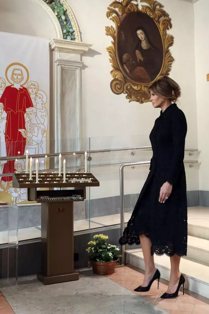 Melania Trump la Vatican