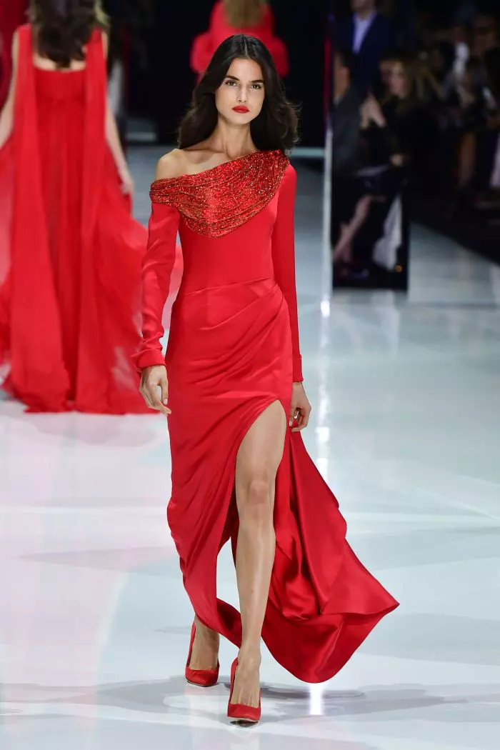 Défilé de mode Ralph & Russo Haute-Couture printemps-été 2018 à Paris