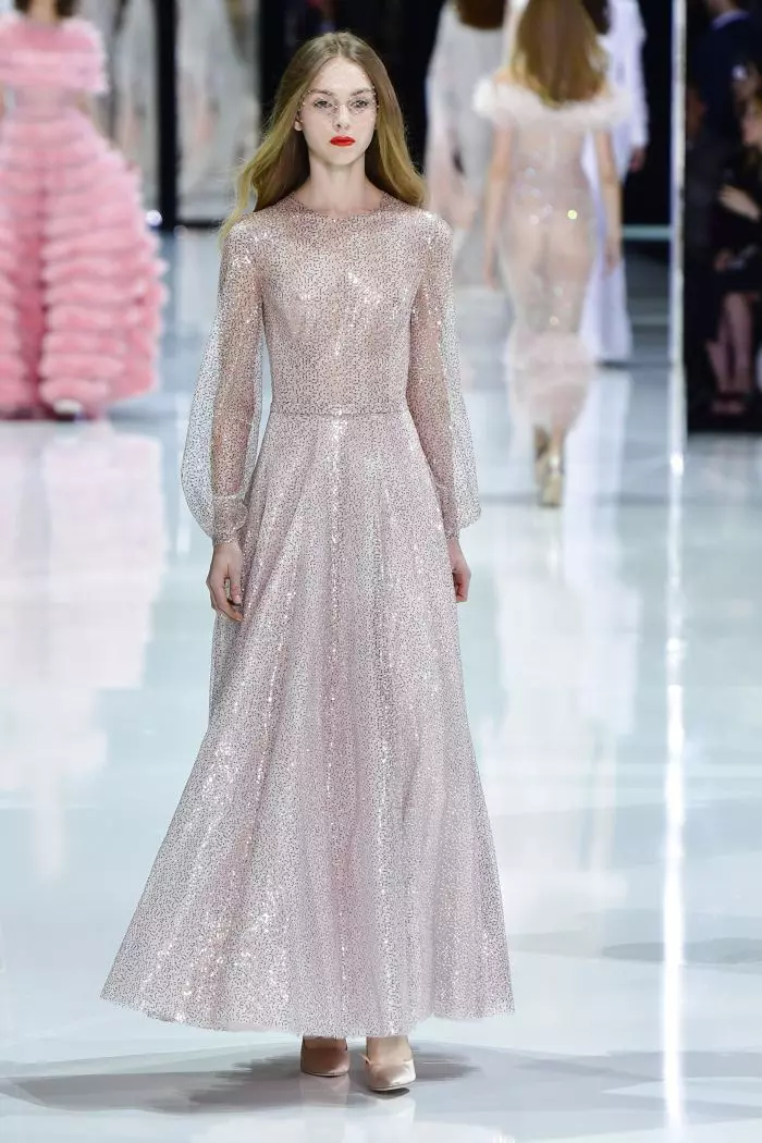 Défilé de mode Ralph & Russo Haute-Couture printemps-été 2018 à Paris