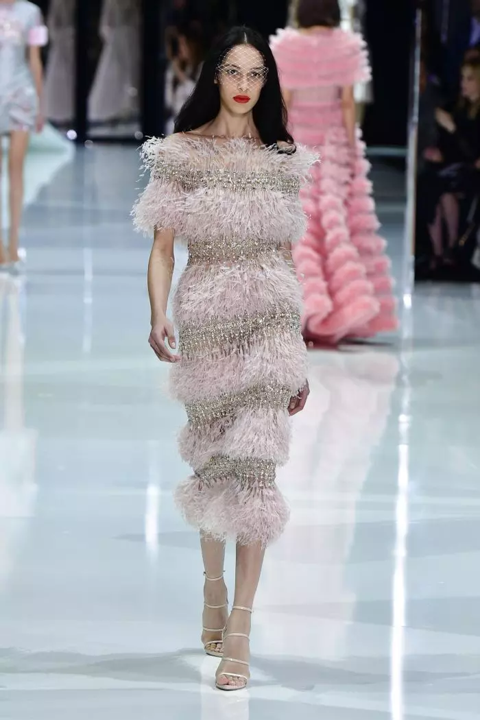 Défilé de mode Ralph & Russo Haute-Couture printemps-été 2018 à Paris