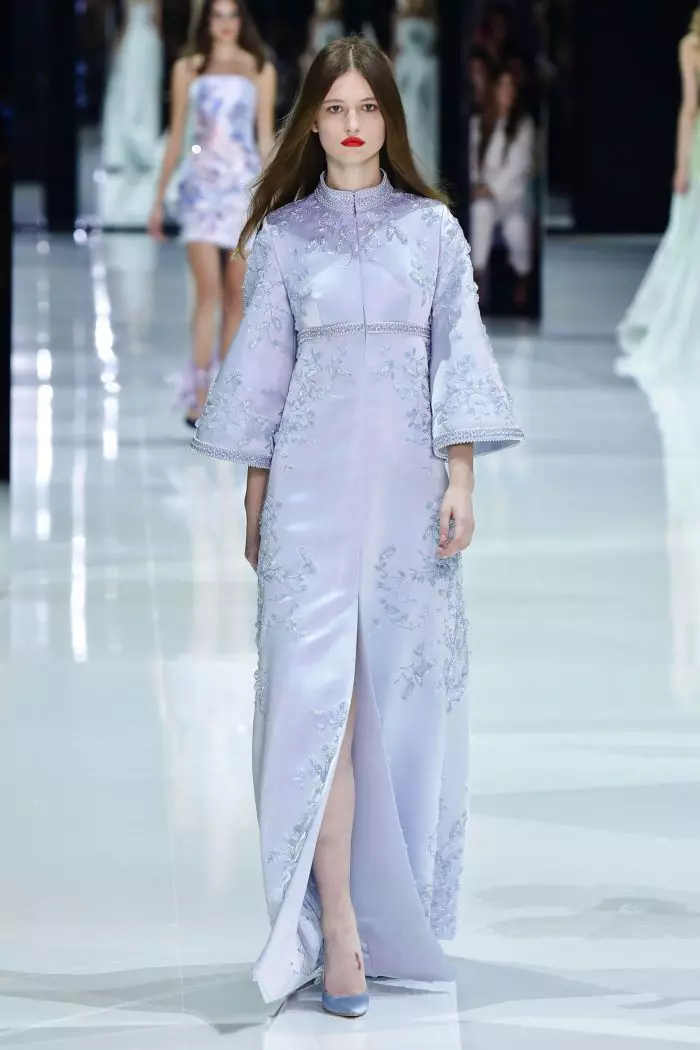 Défilé de mode Ralph & Russo Haute-Couture printemps-été 2018 à Paris