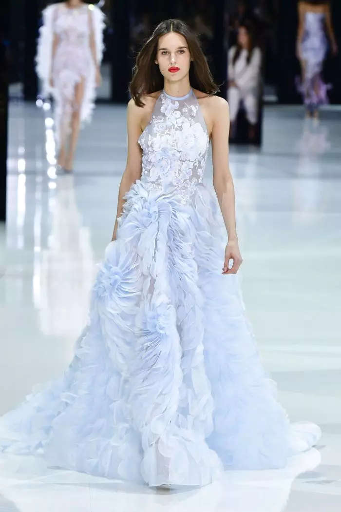 Défilé de mode Ralph & Russo Haute-Couture printemps-été 2018 à Paris