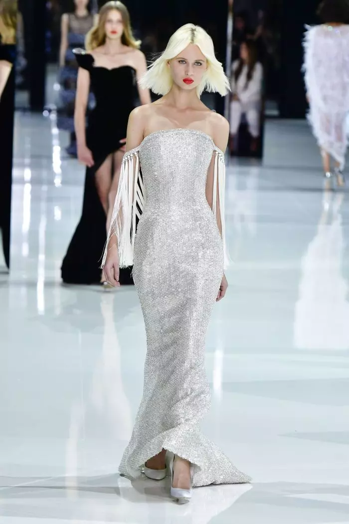 Défilé de mode Ralph & Russo Haute-Couture printemps-été 2018 à Paris