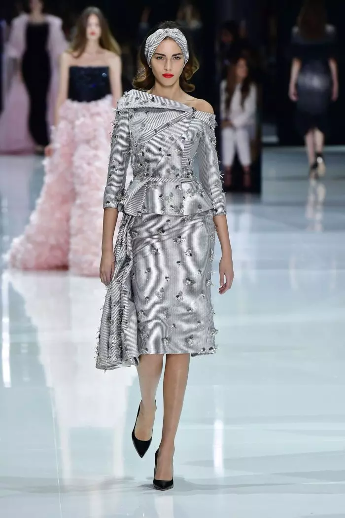 Défilé de mode Ralph & Russo Haute-Couture printemps-été 2018 à Paris