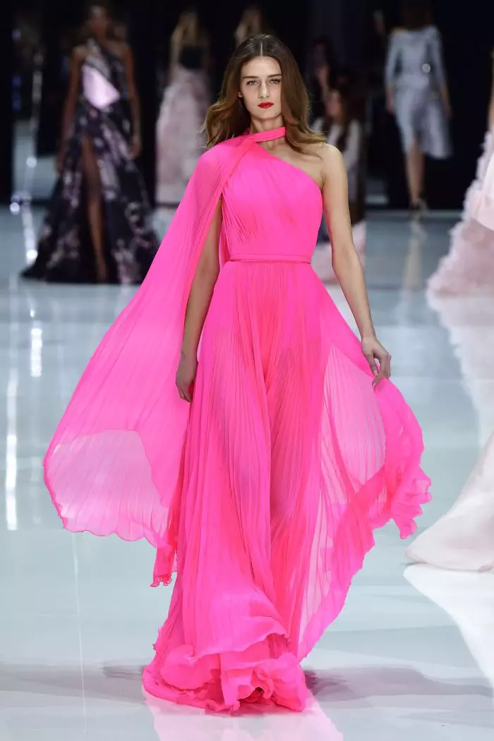 Défilé de mode Ralph & Russo Haute-Couture printemps-été 2018 à Paris