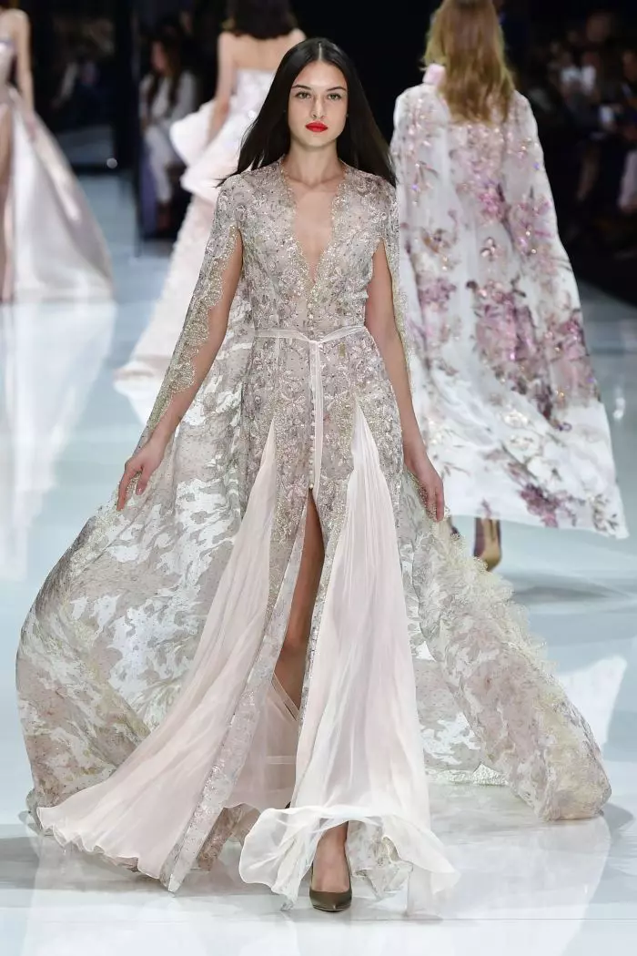 Défilé de mode Ralph & Russo Haute-Couture printemps-été 2018 à Paris