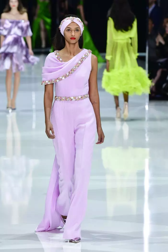 Défilé de mode Ralph & Russo Haute-Couture printemps-été 2018 à Paris