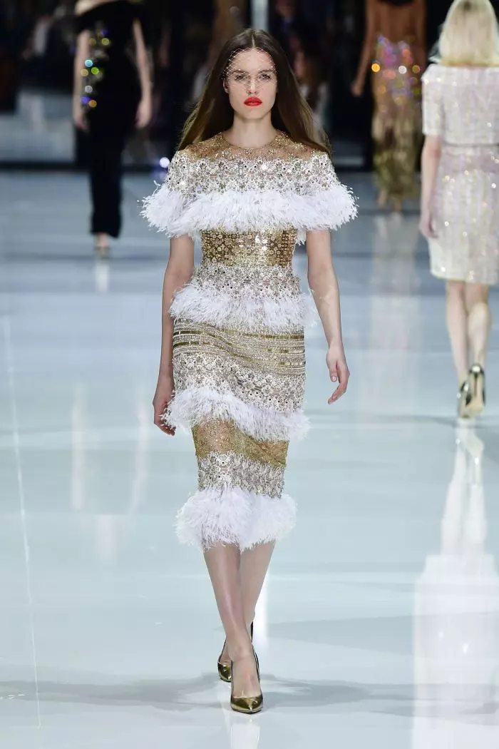 Défilé de mode Ralph & Russo Haute-Couture printemps-été 2018 à Paris