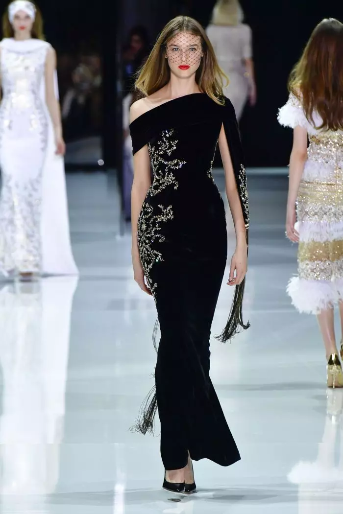 Défilé de mode Ralph & Russo Haute-Couture printemps-été 2018 à Paris