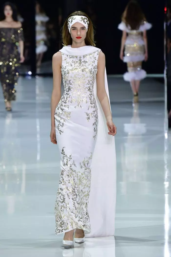 Défilé de mode Ralph & Russo Haute-Couture printemps-été 2018 à Paris