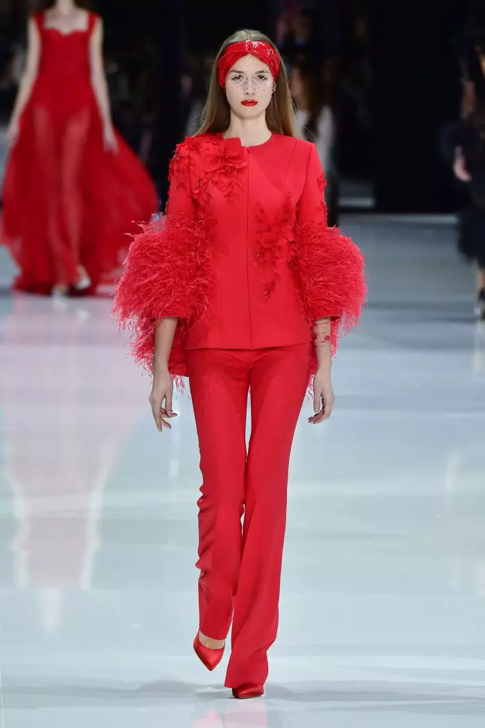 Défilé de mode Ralph & Russo Haute-Couture printemps-été 2018 à Paris