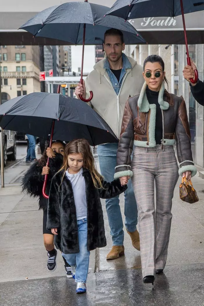 Kourtney Kardashian, fiica sa Penelope şi North West