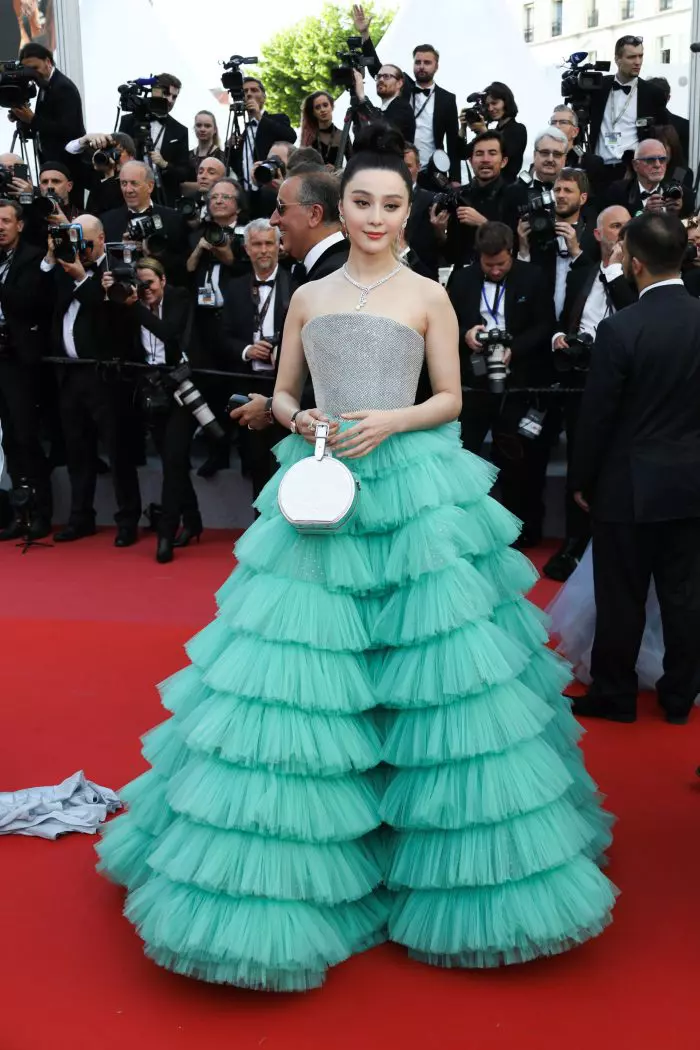 Actrița de origine chineză Fan Bingbing, Cannes 2018