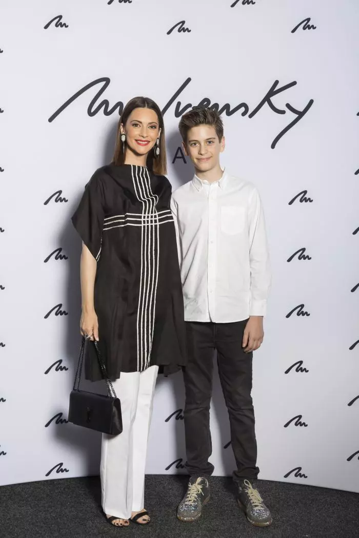 Andreea Berecleanu și fiul său, Petru