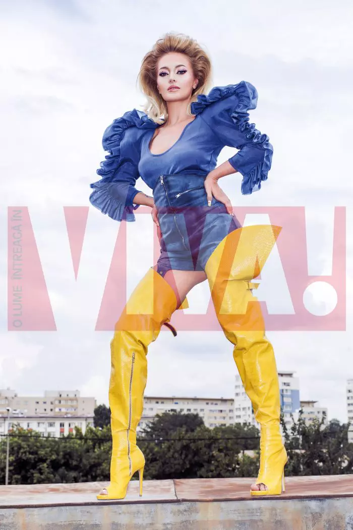 Delia Matache, shooting EXCLUSIV VIVA de august