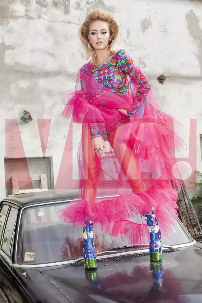 Delia Matache, shooting EXCLUSIV VIVA de august