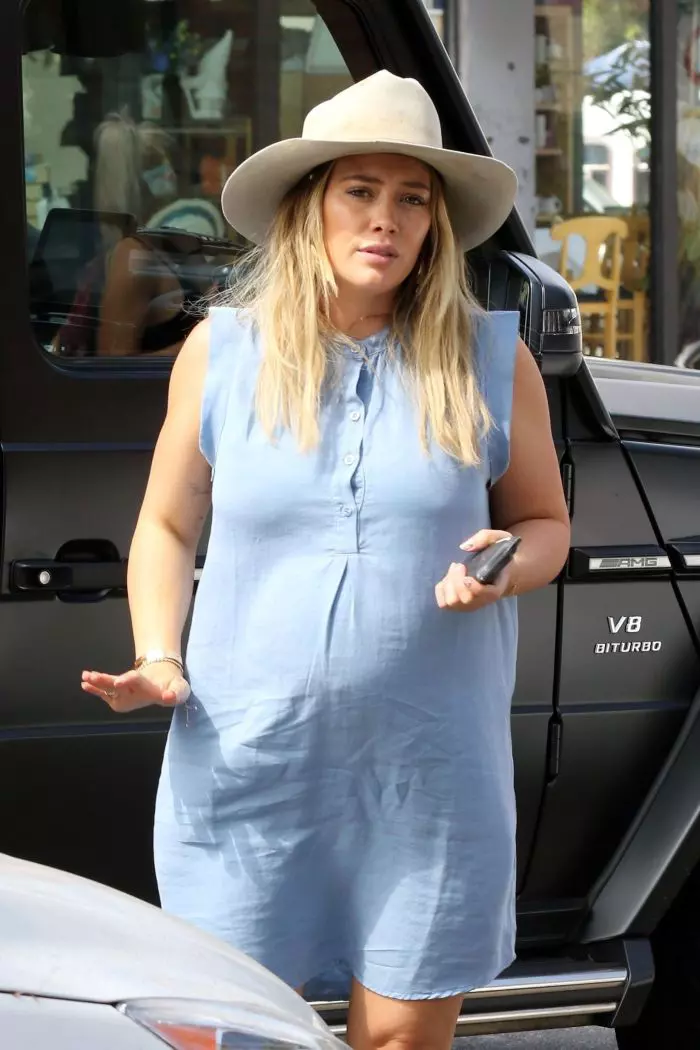 Hilary Duff s-a îngrăşat foarte mult pe parcursul sarcinii