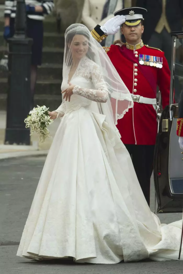 29 aprilie 2011 - Kate Middleton a devenit soția Prințului William.