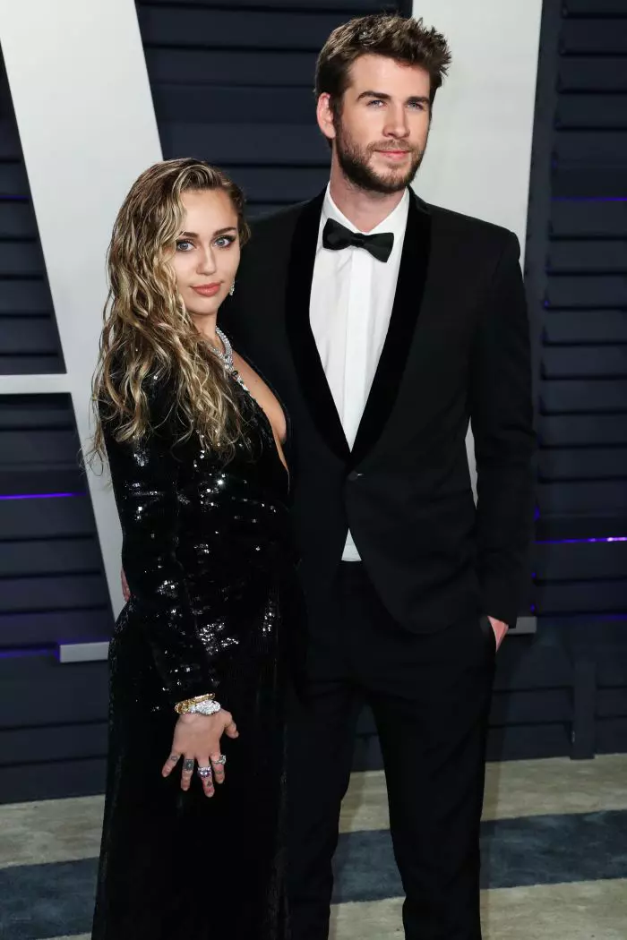 Miley Cyrus și soțul ei, actorul Liam Hemsworth