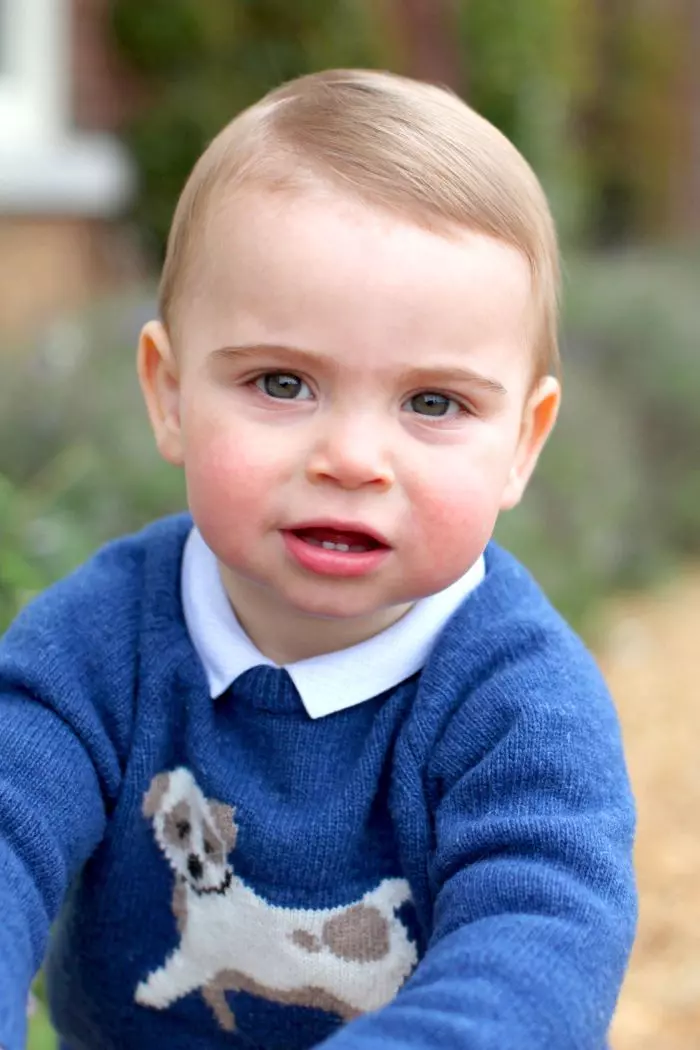 Prințul Louis a împlinit 1 an pe 23 aprilie.