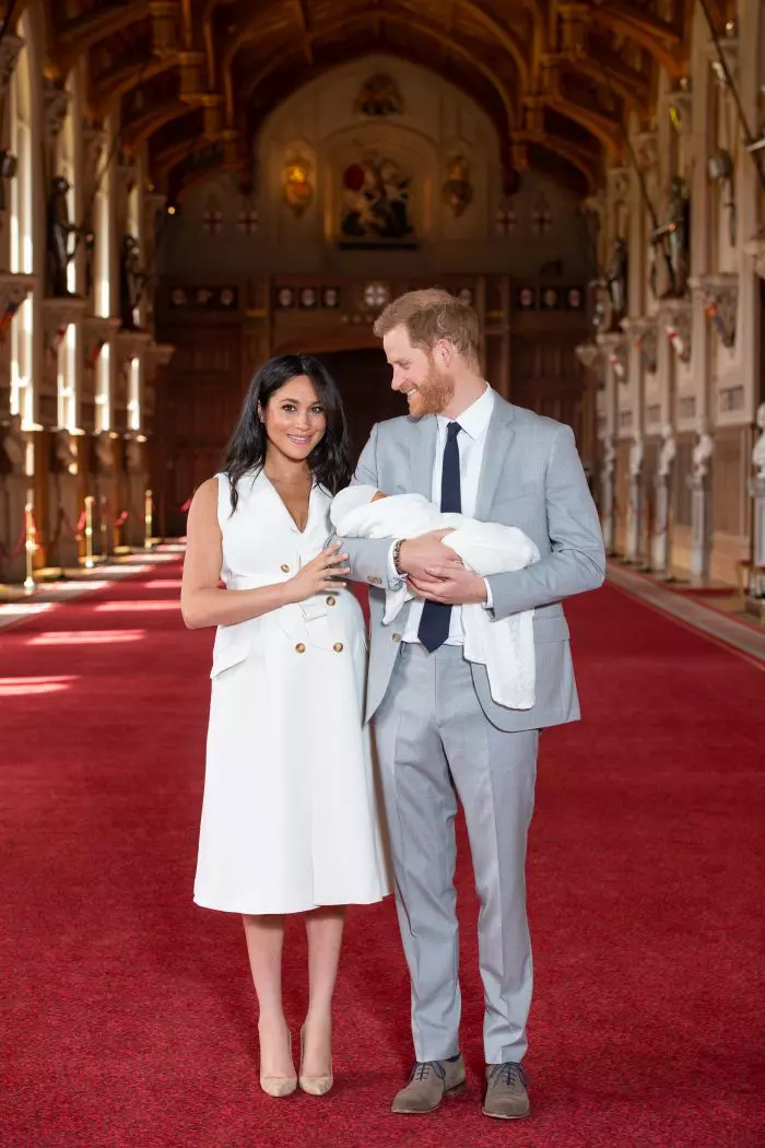 Archie, fiul lui Meghan Markle și al Prințului Harry, s-a născut pe 6 mai.