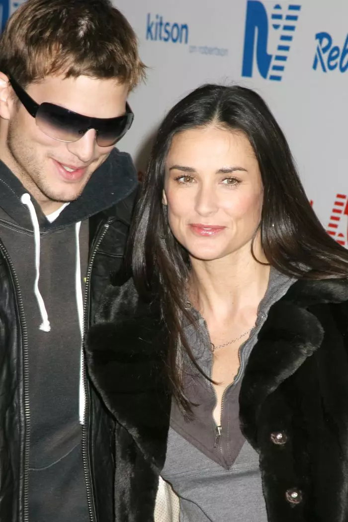 Demi Moore, pe vremea când era căsătorită cu Ashton Kutcher
