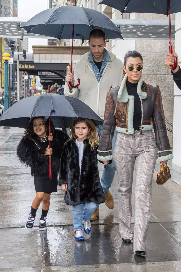 Kourtney Kardashian, fiica sa Penelope şi North West