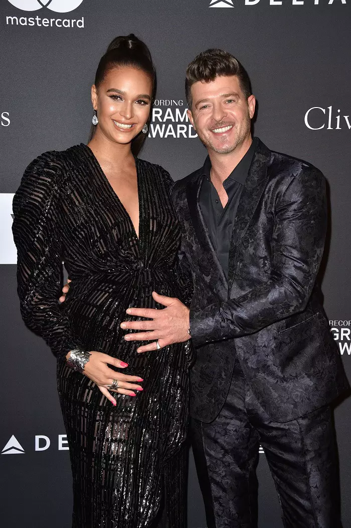 April Love Geary, Robin Thicke