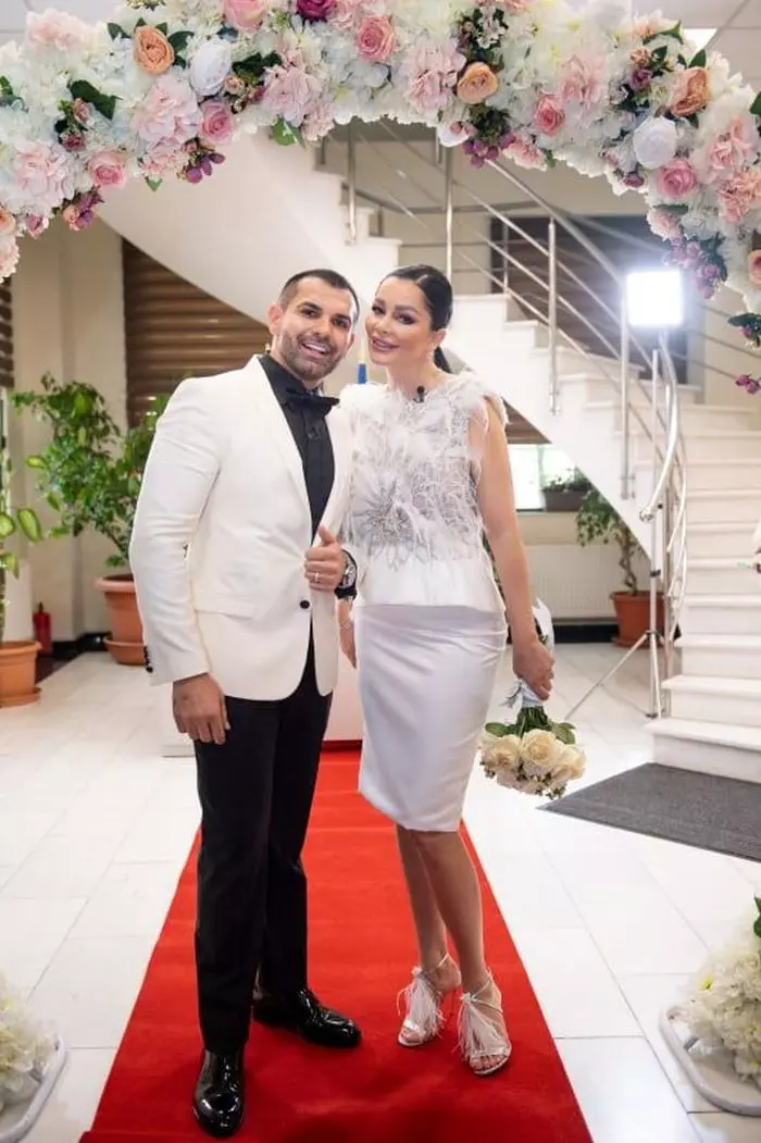 Brigitte și Florin Pastramă, imagini de la cununia civilă