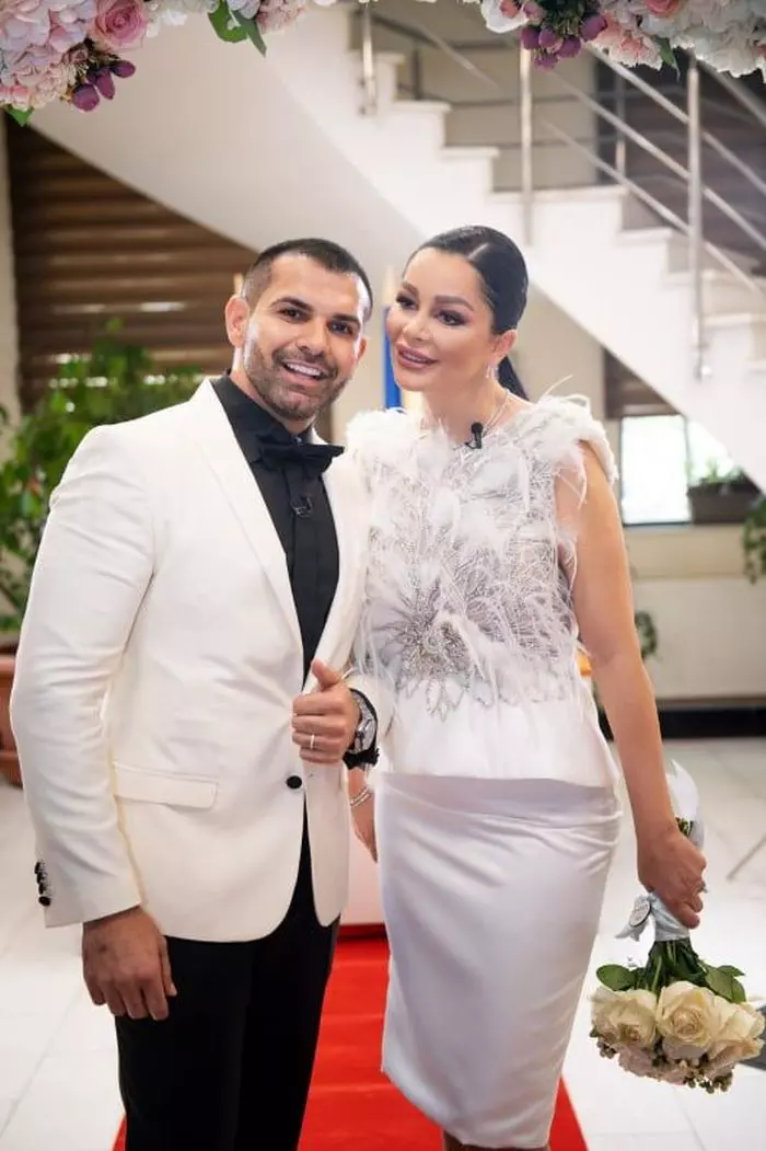 Brigitte și Florin Pastramă, imagini de la cununia civilă