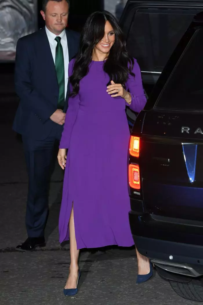 Meghan Markle a îmbrăcat din nou o rochie din perioada sarcinii cu Archie.