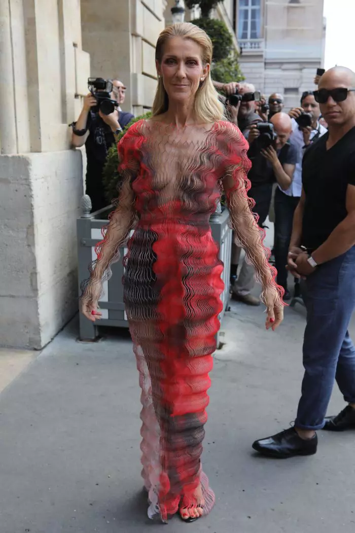 PFW - Celine Dion Returns To The Crillon