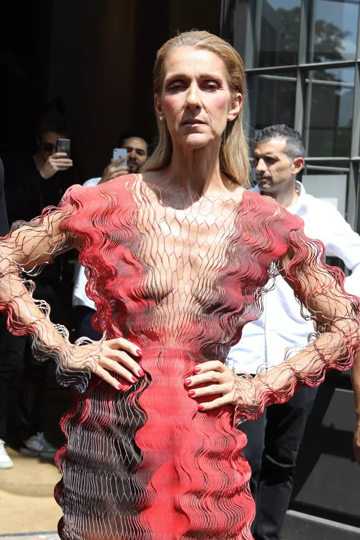 PFW - Celine Dion Returns To The Crillon