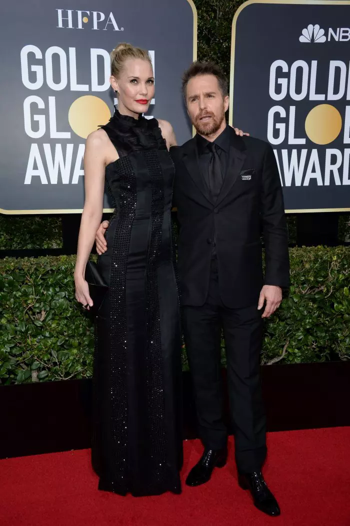 Leslie Bibb and Sam Rockwell