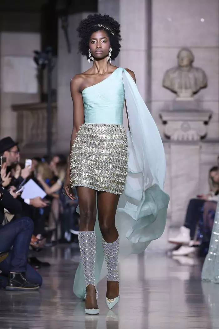 Défilé de mode Georges Hobeika Haute-Couture printemps-été 2018 à Paris