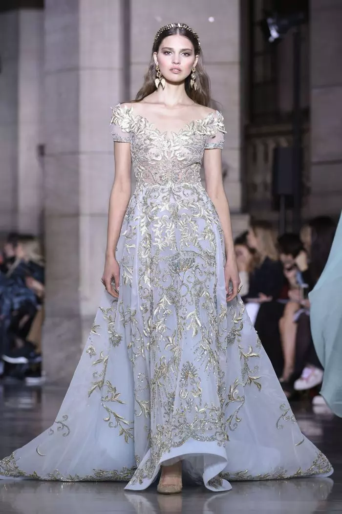Défilé de mode Georges Hobeika Haute-Couture printemps-été 2018 à Paris