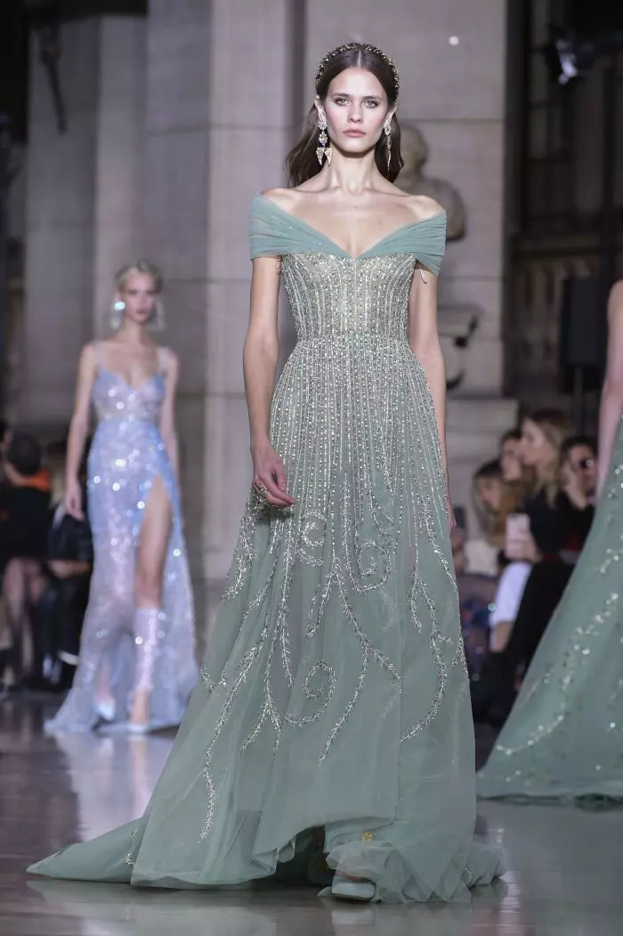 Défilé de mode Georges Hobeika Haute-Couture printemps-été 2018 à Paris