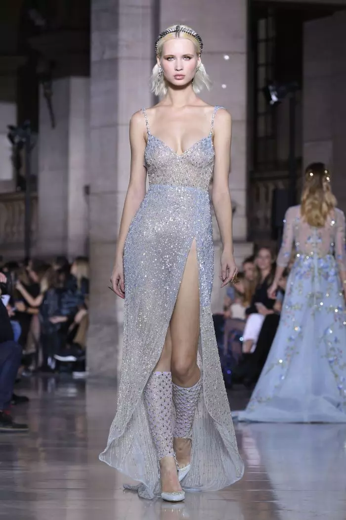 Défilé de mode Georges Hobeika Haute-Couture printemps-été 2018 à Paris