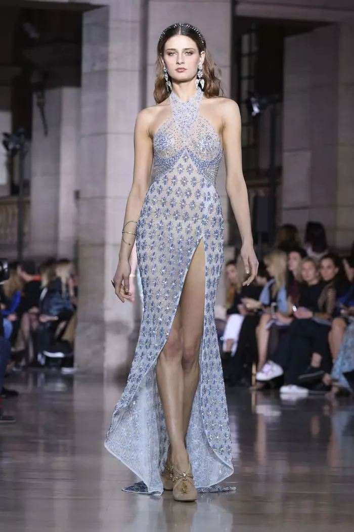 Défilé de mode Georges Hobeika Haute-Couture printemps-été 2018 à Paris