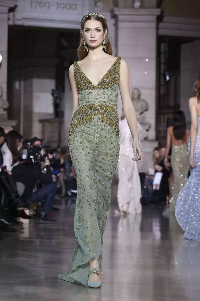 Défilé de mode Georges Hobeika Haute-Couture printemps-été 2018 à Paris