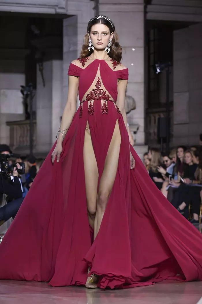 Défilé de mode Georges Hobeika Haute-Couture printemps-été 2018 à Paris