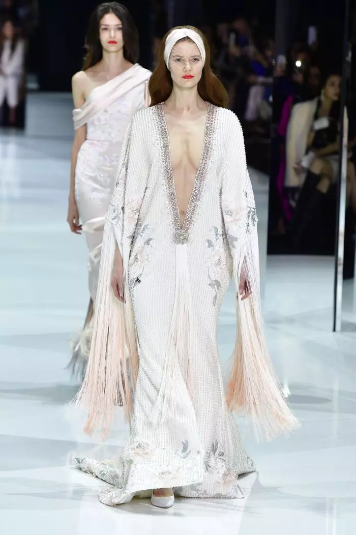 Défilé de mode Ralph & Russo Haute-Couture printemps-été 2018 à Paris