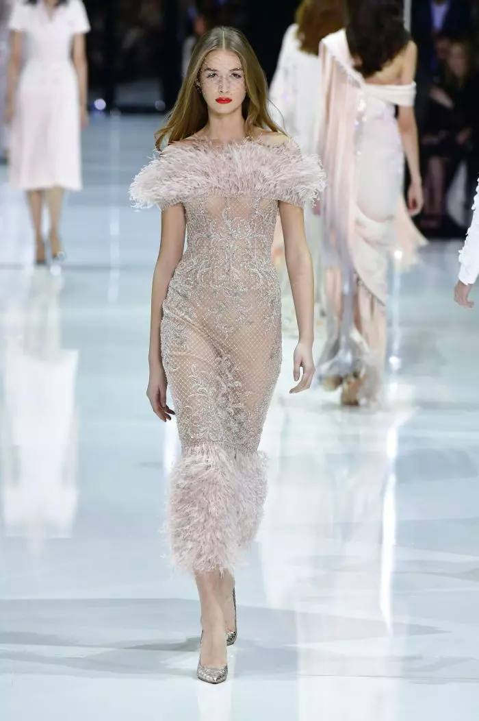 Défilé de mode Ralph & Russo Haute-Couture printemps-été 2018 à Paris